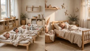toddler naps at daycare but not at home comparison